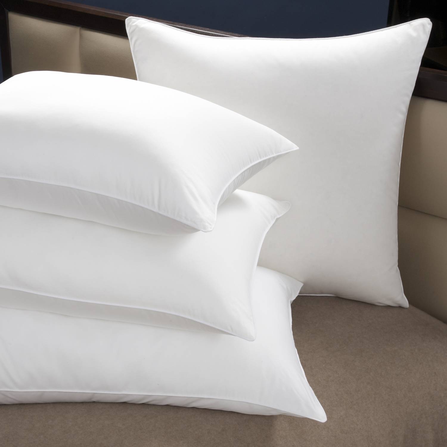 800 Fill Power European White Goose Down Batiste Pillow