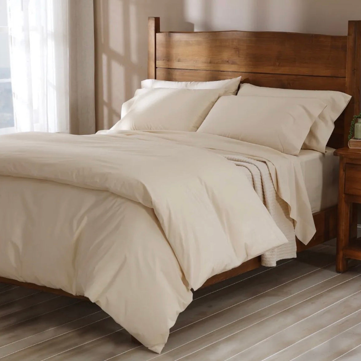 Organic Percale Bedding Sheet Set
